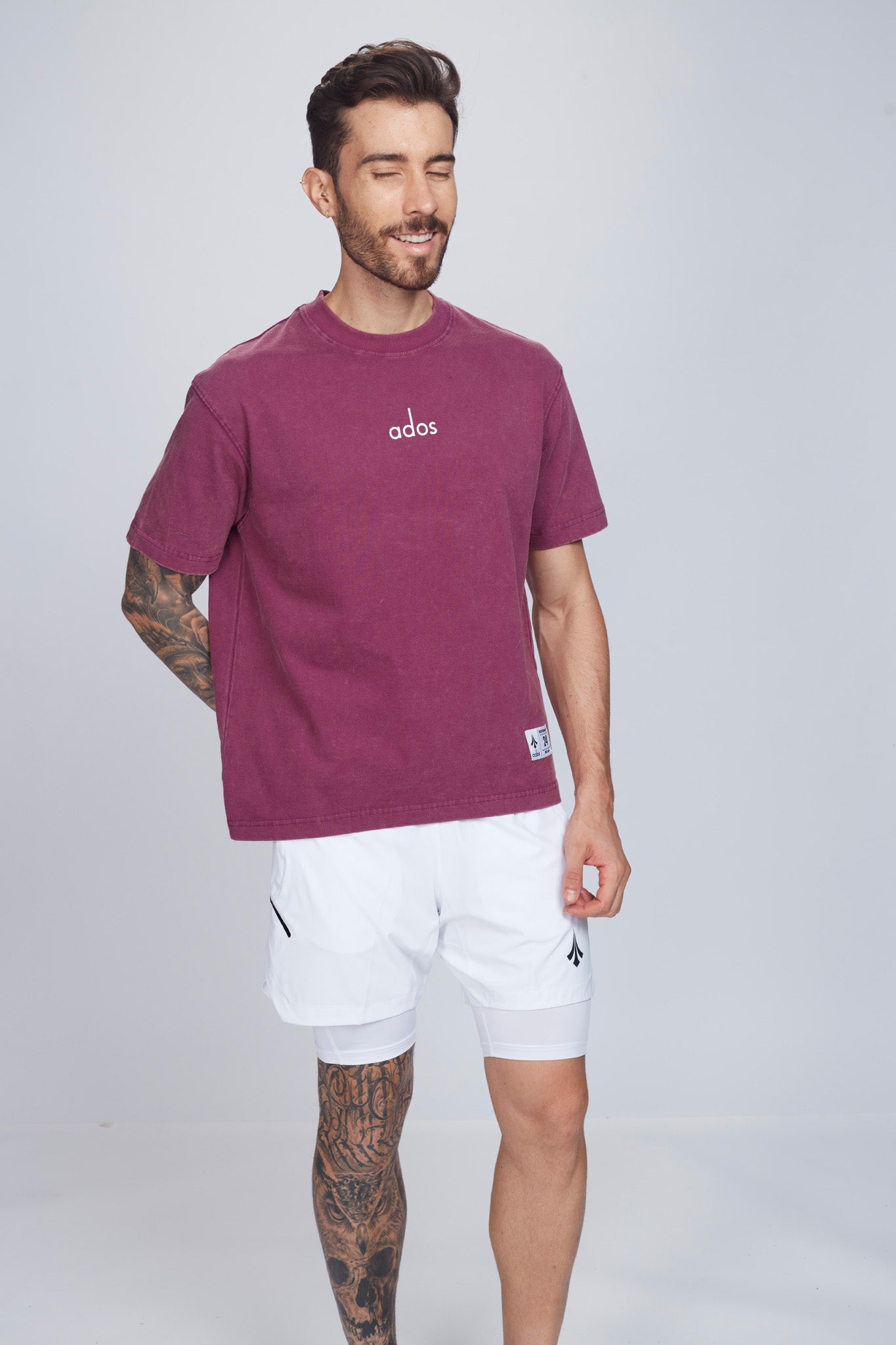 ados Regular size acid wash T-shirt