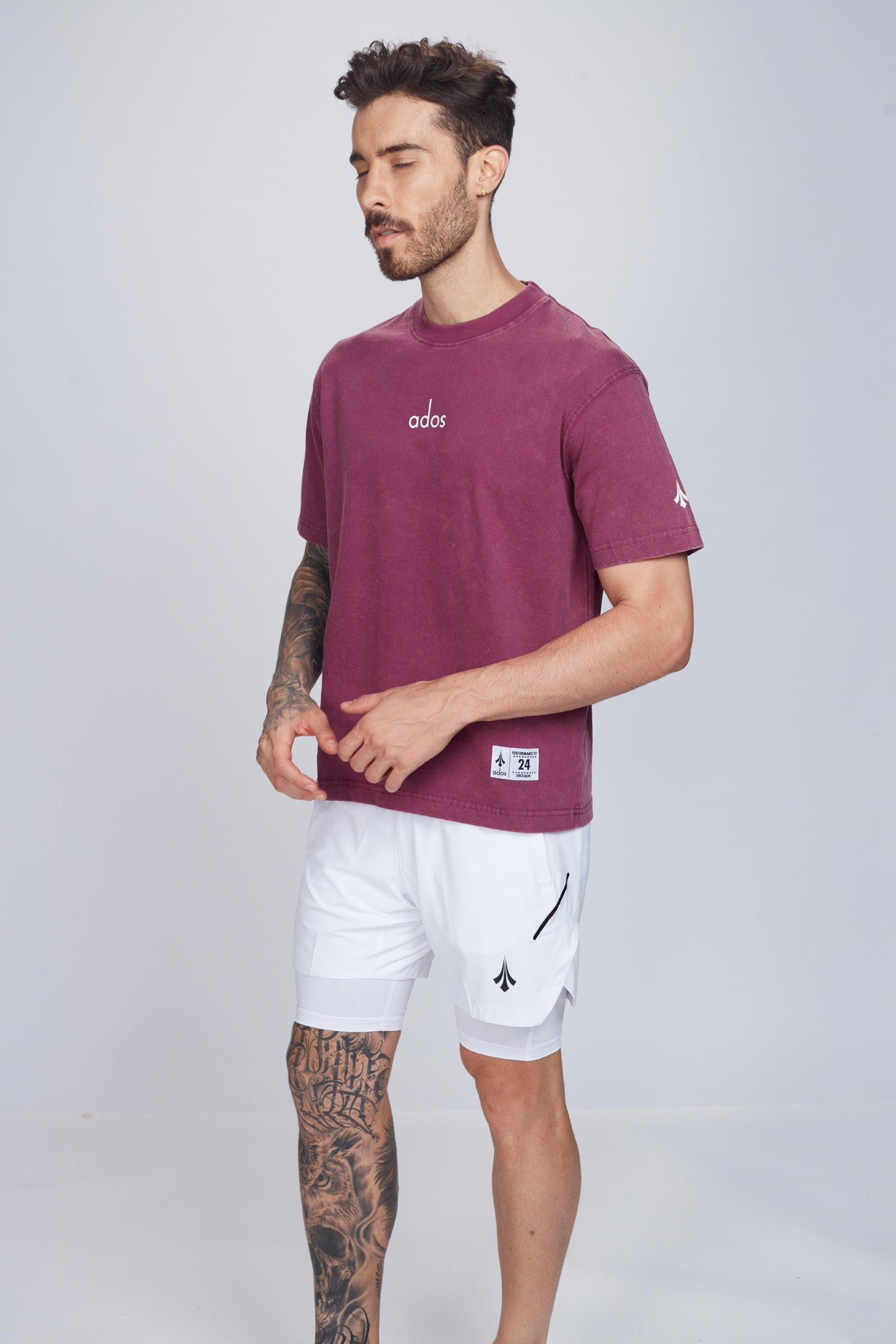 ados Regular size acid wash T-shirt