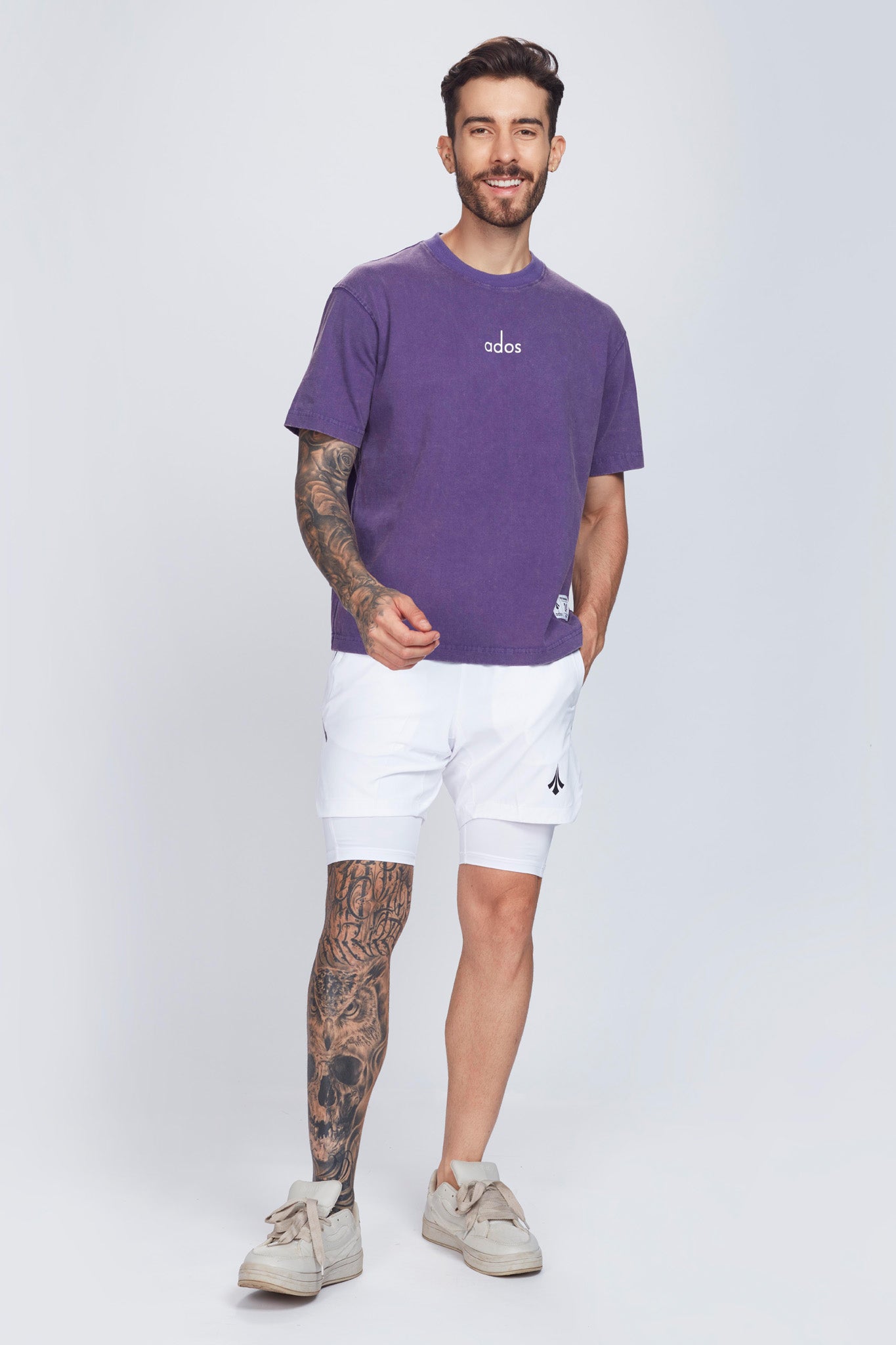 ados Regular size acid wash T-shirt