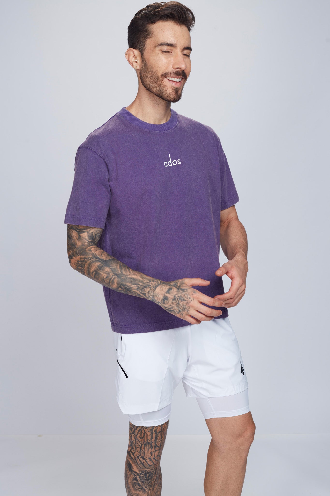 ados Regular size acid wash T-shirt