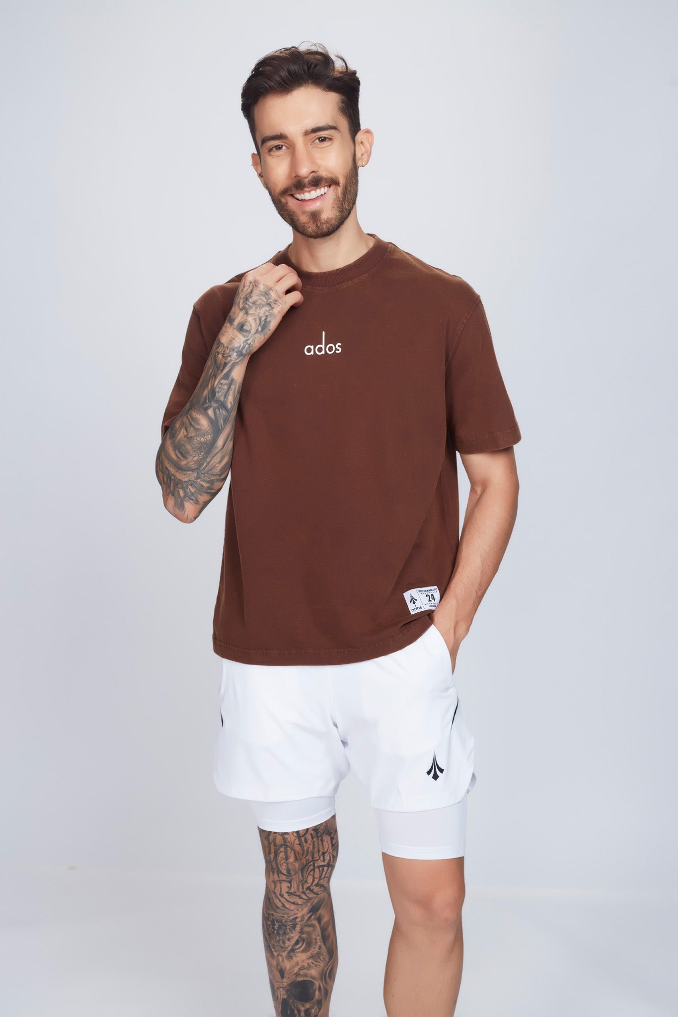 ados Regular size acid wash T-shirt