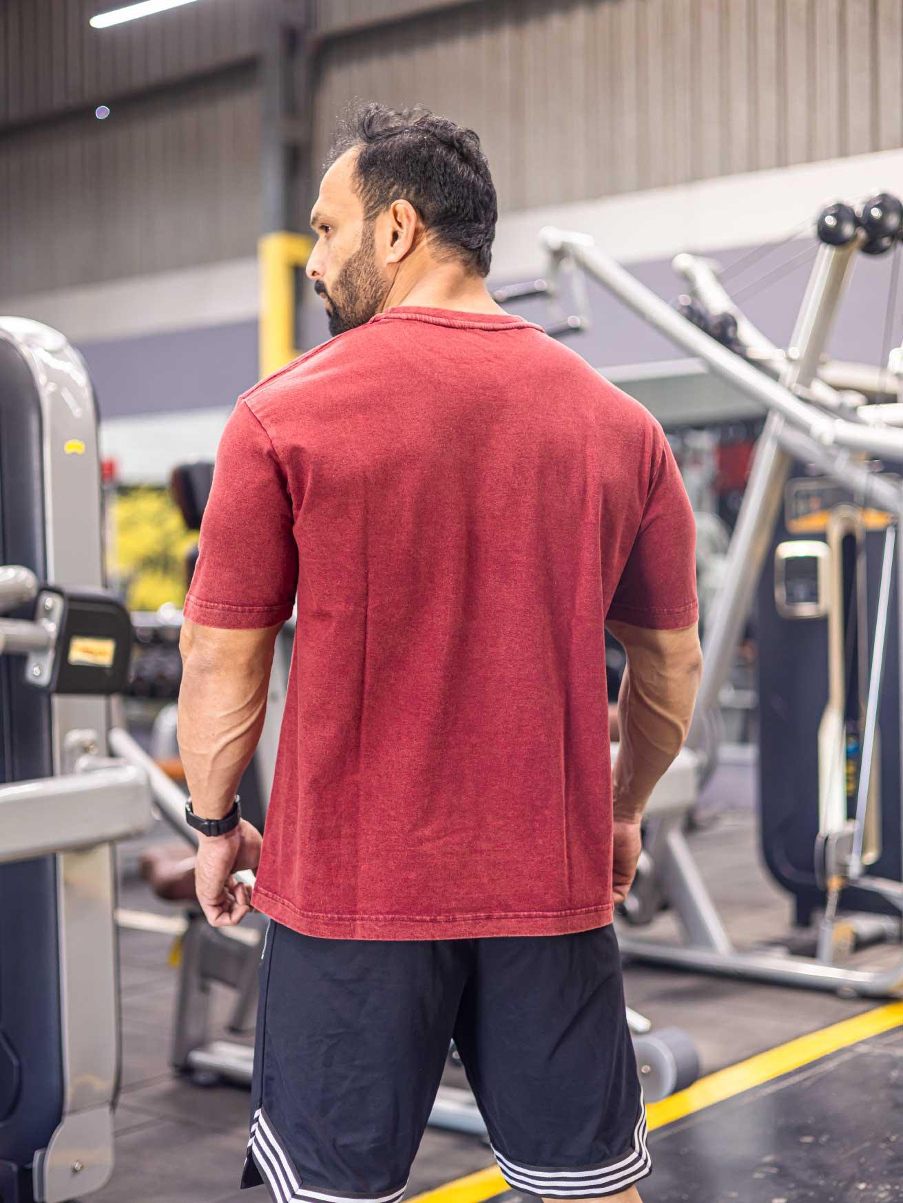 ados Regular size acid wash T-shirt - ados