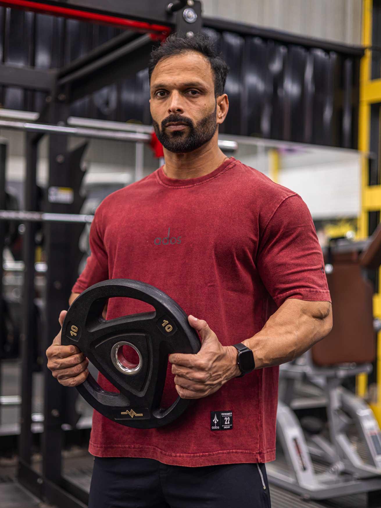 ados Regular size acid wash T-shirt - ados